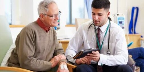 doctor doctor talking with patient