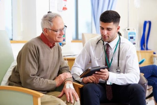 doctor doctor talking with patient