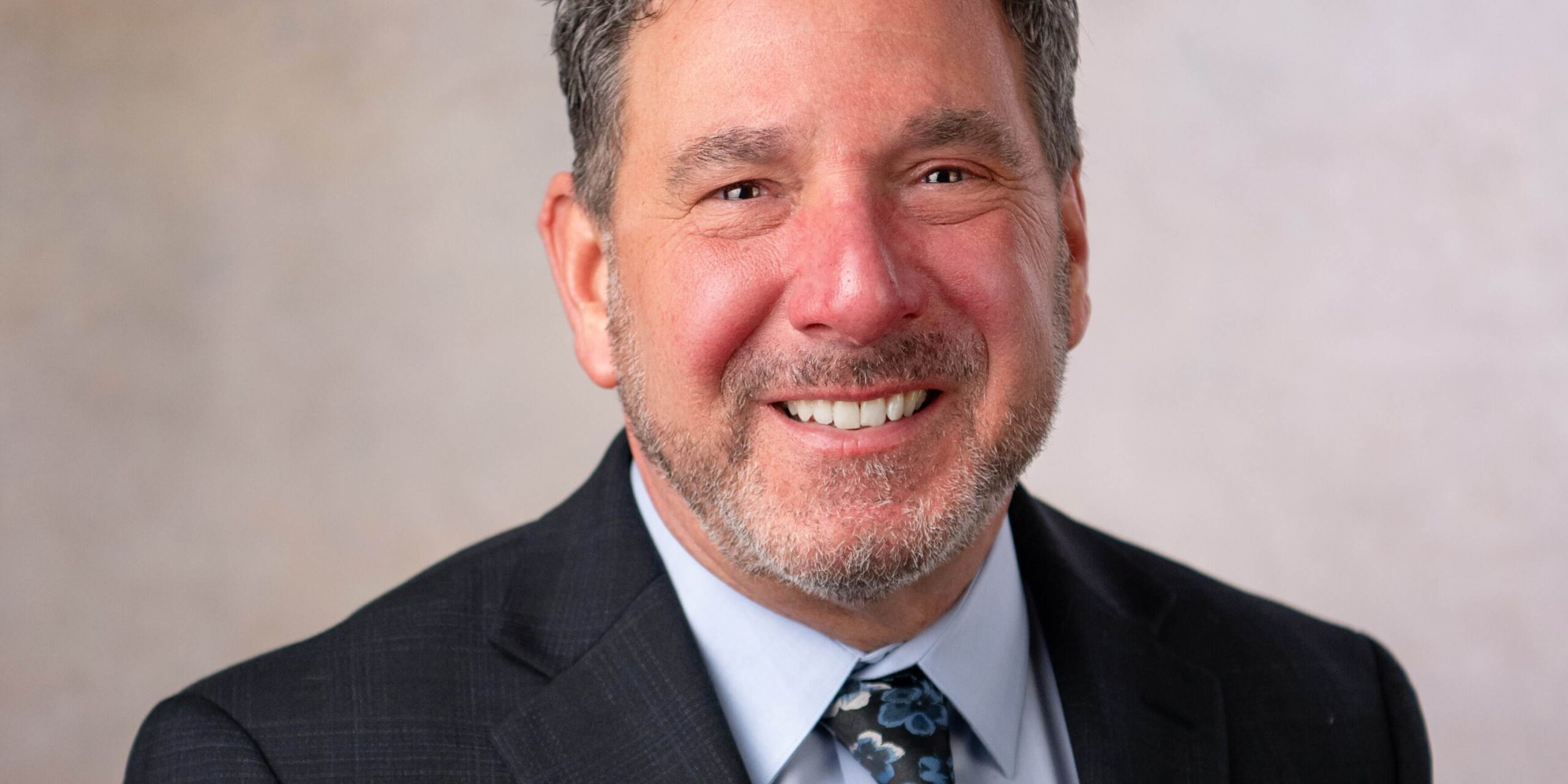 smiling man with beard